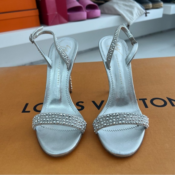 Giuseppe Zanotti crystal heels sling back - Picture 2 of 6
